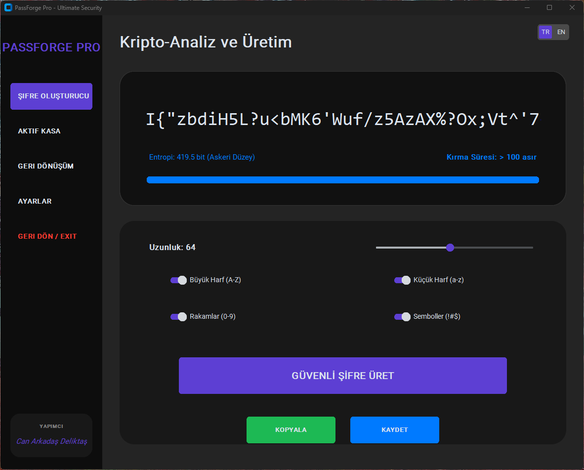 Şifre Üretimi